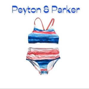NWT Peyton & Parker Girls 2 Piece Swim Suit